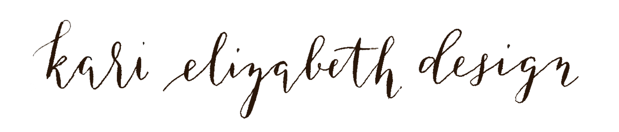kari elizabeth design logo